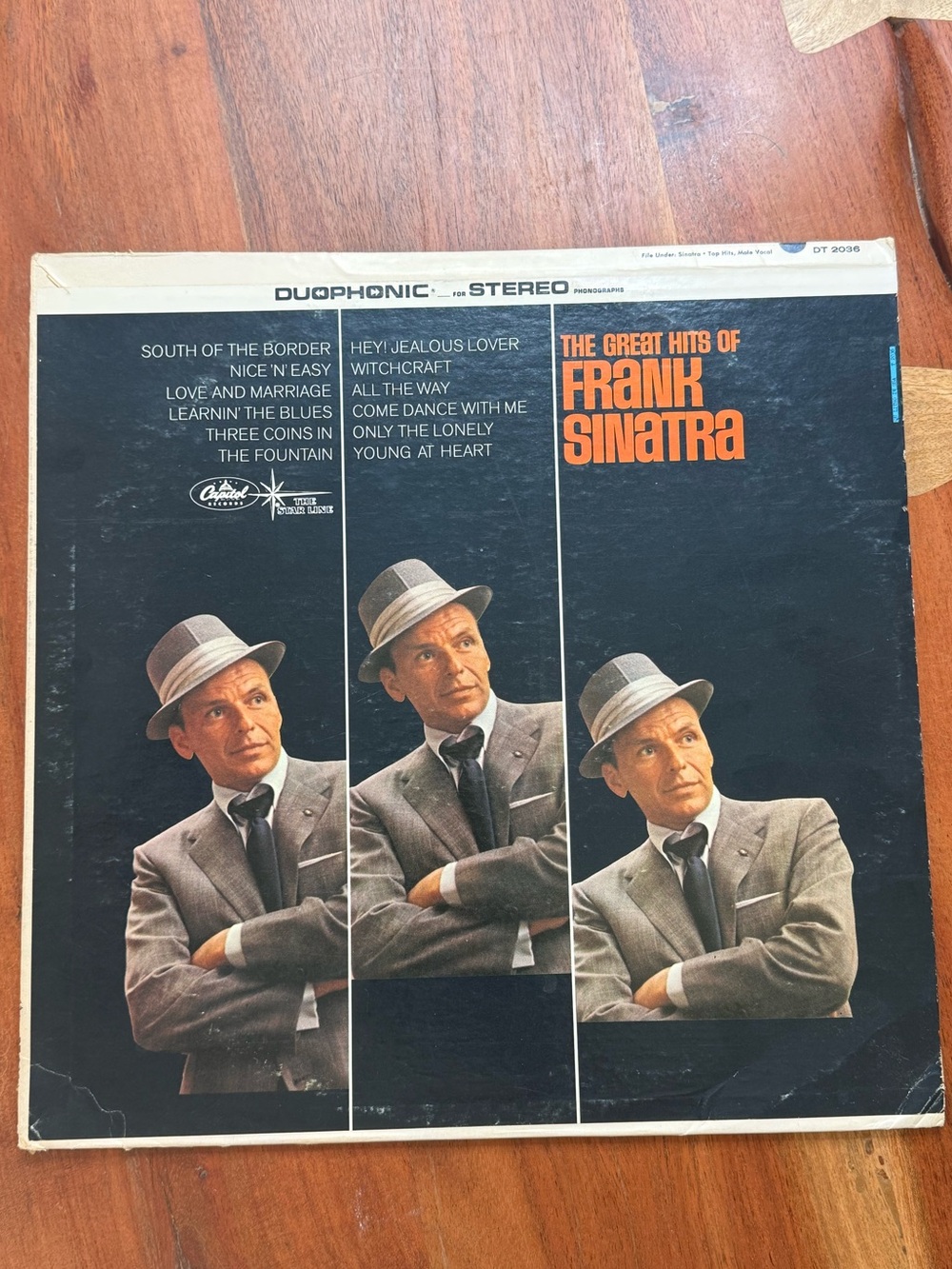 Vintage Frank Sinatra - The Great Hits Of LP (Capitol Starline)